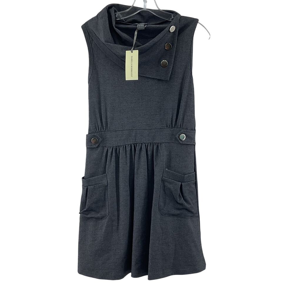 Isabella Rodriguez Gray Turtleneck Sleeveless Dress Women’s XL Plus NWT